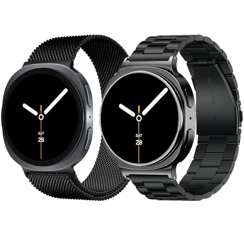 Hgsxst 2 Stück Metallarmbänder für Samsung Galaxy Watch 8 Armband 40mm 44mm/8 Classic 46mm,No Gap Business Edelstahlarmband Metall Ersatzarmband Armbänder für Samsung Watch 8 Armband 40 44 mm Hgsxst 2 Stück Metallarmbänder für Samsung Galaxy Watch 8 Armband 40mm 44mm/8 Classic 46mm,No Gap Business Edelstahlarmband Metall Ersatzarmband Armbänder für Samsung Watch 8 Armband 40 44 mm von Hgsxst
