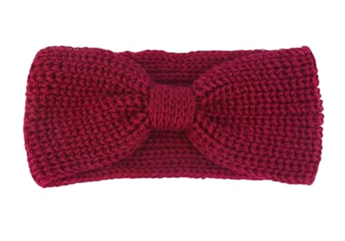 Hgvcfcv Damen Stirnband Einfarbig Elastische Stirnband Gestrickt Kopftuch Schwarz Kopftuch Winter Mädchen Stirnband von Hgvcfcv