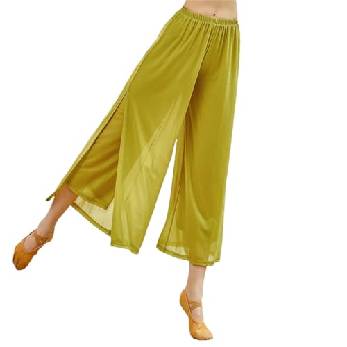 Hgvcfcv Moderne Tanzhose für Damen, lockeres weites Bein, Tanzhose, klassischer Tanz, Alltag, Yoga-Hose, lichtgrün, L Hgvcfcv Moderne Tanzhose für Damen, lockeres weites Bein, Tanzhose, klassischer Tanz, Alltag, Yoga-Hose, lichtgrün, L von Hgvcfcv