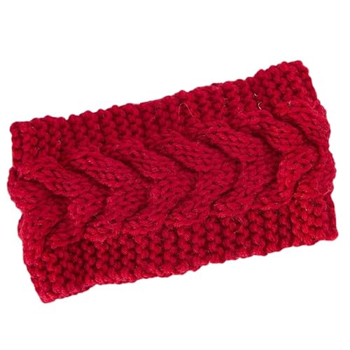 Hgvcfcv Winter Warm Gestrickt Stirnband Hijab frauen Breite Elastische Einfarbig Stirnband Schwarz Hijab Haar Zubehör von Hgvcfcv