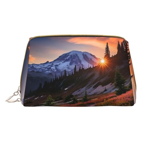 Hgvcse Make-up-Tasche aus PVC-Leder, mit Reißverschluss, Kosmetik-Organizer, für den täglichen Gebrauch, Weiß, Einheitsgröße, Weiß, One Size von Hgvcse