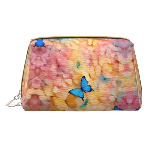 Hgvcse Make-up-Tasche aus PVC-Leder, mit Reißverschluss, Kosmetik-Organizer, täglicher Gebrauch, Weiß, Einheitsgröße, Weiß, One Size von Hgvcse