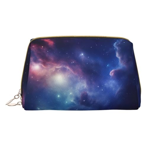 Hgvcse Make-up-Tasche aus PVC-Leder, mit Reißverschluss, Reise-Kosmetik-Organizer, für den täglichen Gebrauch, Weiss/opulenter Garten, Einheitsgröße von Hgvcse