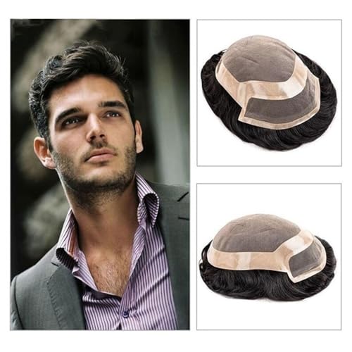 Toupet für Herren Männliche Haarprothese, feines Mono mit PU rund um Herren-Toupet, indisches Remy-Haarsystem, Einheiten, französische Lace-Front, Herren-Haarteile, Echthaar, Kapillare Perücke Männer( Toupet für Herren Männliche Haarprothese, feines Mono mit PU rund um Herren-Toupet, indisches Remy-Haarsystem, Einheiten, französische Lace-Front, Herren-Haarteile, Echthaar, Kapillare Perücke Männer( von Hhmmei2024-23