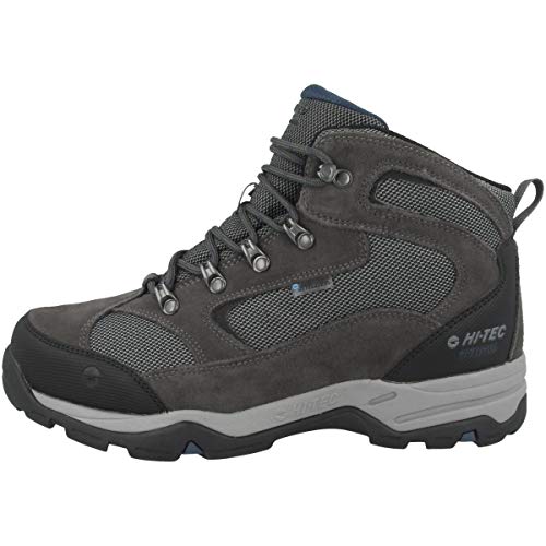 Hi-Tec Herren Storm Wp Trekking-& Wanderstiefel, Grau (Charcoal/Grey/Majolica Blue) von Hi-Tec