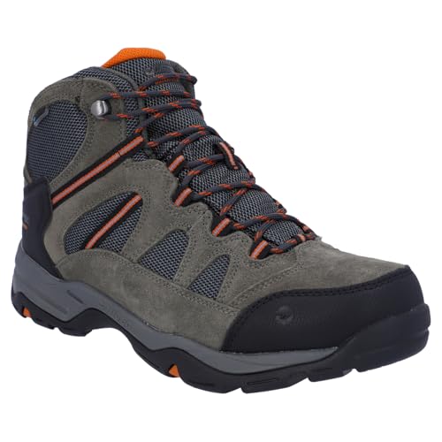 Hi-Tec Herren Banderra II Wp, Grau Charcoal Graphite Burnt Orange 51, 42 EU High Rise Wanderstiefel von HI-TEC