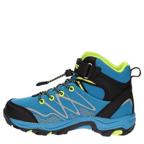 Hi-Tec Blackout MID WP JR Walking-Schuh, Saphir Schwarz Limette, 34 EU von Hi-Tec