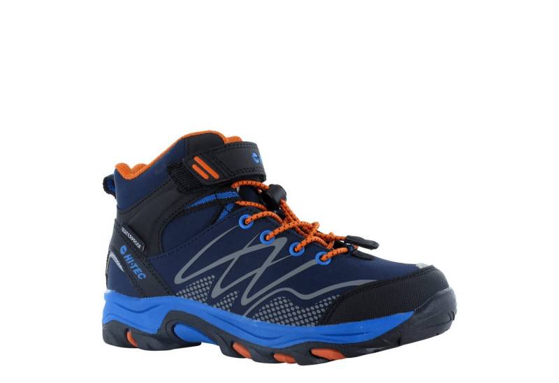 Hi-Tec Blackout Mid WP (wasserdicht) navyblau/hellblau Kinder Wanderschuh von Hi-Tec