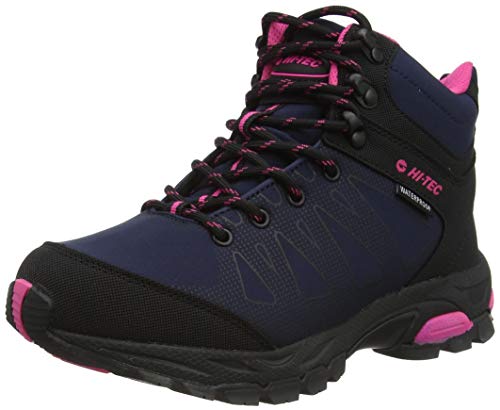 Hi-Tec Damen Raven MID WP Womens Walking-Schuh, Marineblau, Magenta, 42 EU von Hi-Tec