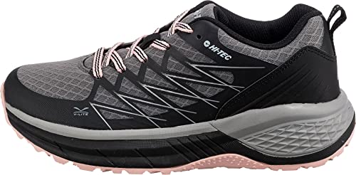 Hi-Tec Damen Trail Destroyer Womens Walking-Schuh, Kohle Schwarz Mellow Rose, 38 EU von Hi-Tec