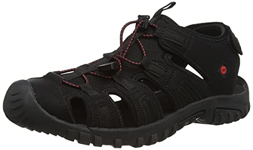 Hi-Tec Herren Cove Sport Sportsandale, Black Red, 40 EU von Hi-Tec