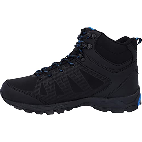 Hi-Tec Herren Raven Mid Wp Trekking-& Wanderstiefel, Schwarz (Black/Blue 21) von HI-TEC
