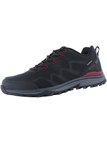 Hi-Tec Herren Stinger Wp Walking-Schuh, Schwarz/Dk Rot, 39 EU von Hi-Tec