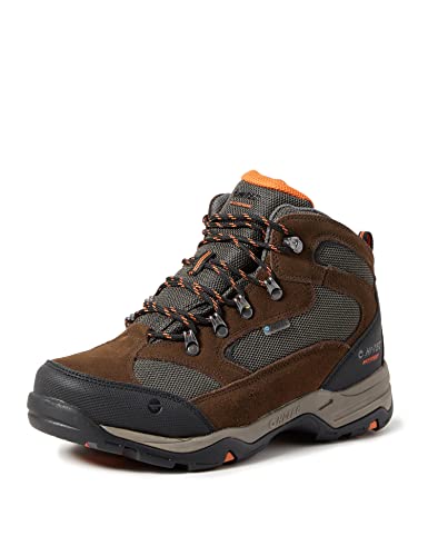 Hi-Tec Herren Storm Waterproof Trekking-& Wanderhalbschuhe, Braun (Dark Chocolate/dt Taupe/Burnt Orange) von Hi-Tec