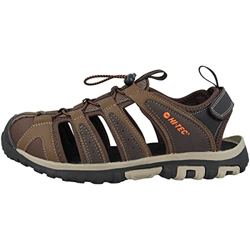 Hi-Tec Herren Cove Breeze Geschlossene Sandalen, Braun (Chocolate/brown/burnt Orange/multi), 44 EU von Hi-Tec