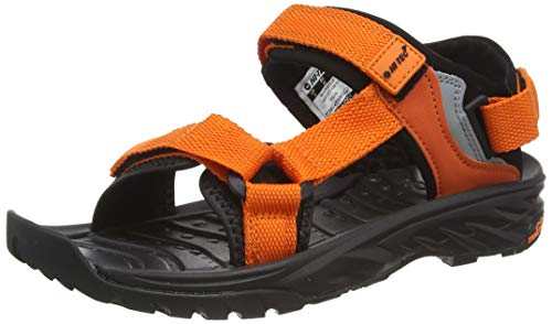 Hi-Tec Herren Ula Raft Jr Sport Sandalen, Rot (Red Orange/Black 100), 36 EU von Hi-Tec