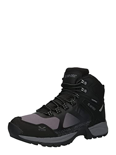 Hi-Tec Herren V-LITE Psych WP Black/Dk Lt Grey UK12 Wanderstiefel, Schwarz, Dunkelgrau, Hellgrau, 46 EU von Hi-Tec