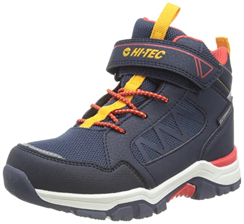 Hi-Tec Jungen O010382-051-hi-tec Rush Wp Jr-navy/orange/Corn-j13 Wanderstiefel, Marineorange-Mais, 32 EU von Hi-Tec