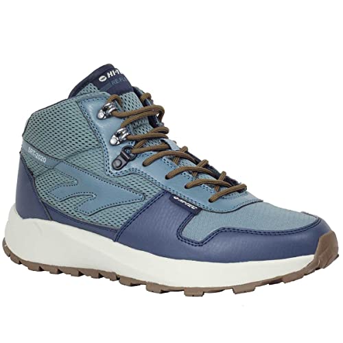 Hi-Tec Lässige Stiefel für Herren, Säge Re: Flex Trail Mid, modische Schuhe mit wasserdichter Membran, Sneakers, Dunkles Marineblau (Stormy Weather), 42 EU von Hi-Tec