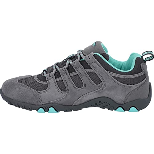 HI-TEC O010074-051-Hi-tec Quadra II Damen, grau/Mint Wanderschuh, 38 EU von HI-TEC