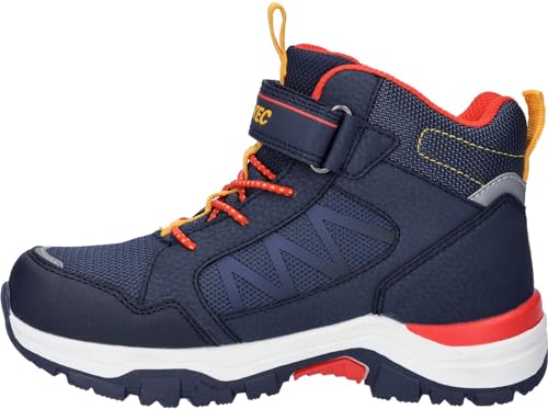 Hi-Tec O010382-051-hi-tec Rush Wp Jr-Navy/orange/Corn-2 Wanderstiefel, Marineorange-Mais, 34 EU von Hi-Tec