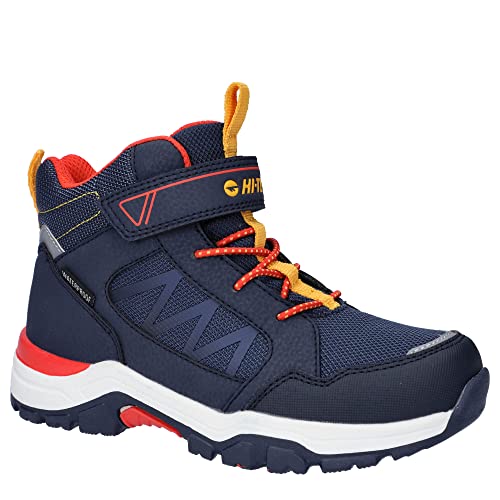 Hi-Tec O010382-051-hi-tec Rush Wp Jr-Navy/orange/Corn-3 Wanderstiefel, Marineorange-Mais, 35 EU von Hi-Tec