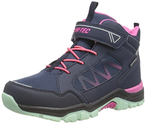 Hi-Tec O010383-052-hi-tec Rush Wp JRG-Navy Mint-1 Wanderstiefel, Marineblau/Fuchsia/Minze, 33 EU von Hi-Tec