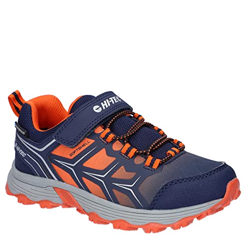 Hi-Tec Scooby Low Wp Jr-Naval Academy/Red Orange/Sleet-UK3 Wanderschuh, 35 EU von Hi-Tec