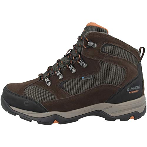 Hi-Tec Herren Storm Waterproof Trekking-& Wanderhalbschuhe, Braun (Dark Chocolate/dt Taupe/Burnt Orange) von Hi-Tec