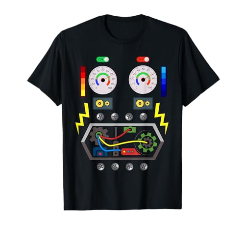Roboterkostüm für Jungen Mädchen Kinder Kinder Robotik T-Shirt von Hi-Tech Robot Gifts for Kids