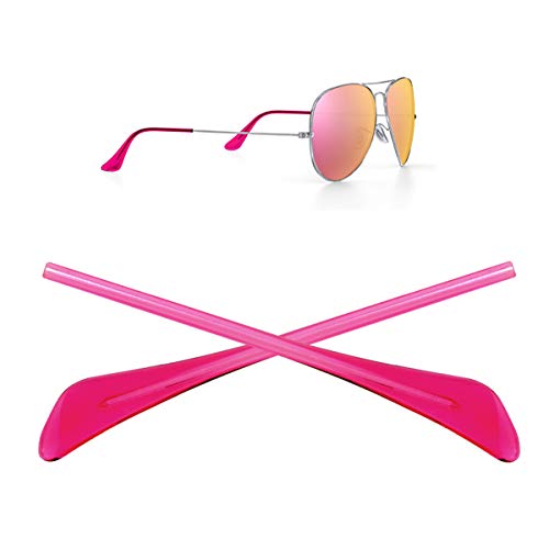 HiCycle2 Ersatz-Bügelspitzen für Ray-Ban Aviator RB3025 Sonnenbrillen-Reparatur-Set Gr. One size, Bc01-fuchsia von HiCycle2