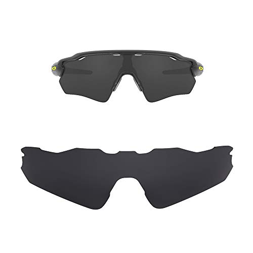 HiCycle2 FOOUS Spiegel Polarisiert Ersatz-Brillengläser für Oakley Radar EV Path Sonnenbrille (Schwarz) von HiCycle2
