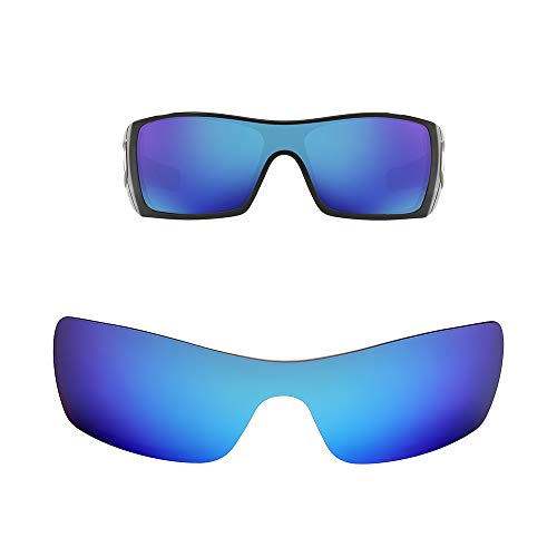 HiCycle2 Polarisierte Ersatzgläser für Oakley Batwolf Sonnenbrille, mehrere Optionen, blau, nothing von HiCycle2