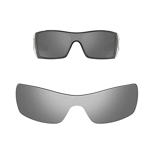 HiCycle2 Polarisierte Ersatzgläser für Oakley Batwolf Sonnenbrille, mehrere Optionen, silber, nothing von HiCycle2