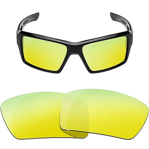 HiCycle2 Polarisierte Ersatzgläser für Oakley Eyepatch-Sonnenbrille, mehrere Optionen, gold, Oakley Eyepatch 2 von HiCycle2
