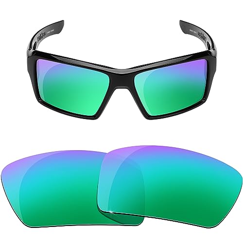 HiCycle2 Polarisierte Ersatzgläser für Oakley Eyepatch-Sonnenbrille, mehrere Optionen, grün, Oakley Eyepatch 2 von HiCycle2