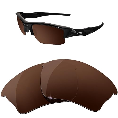HiCycle2 Polarisierte Ersatzgläser für Oakley Half Jacket XLJ Sonnenbrille, mehrere Optionen (Braun) von HiCycle2