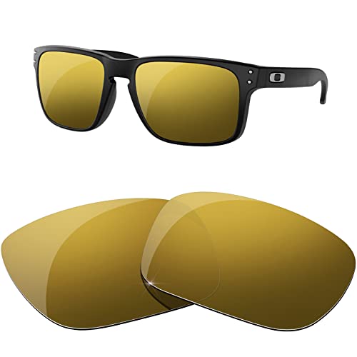 HiCycle2 Polarisierte Ersatzgläser für Oakley Holbrook Sonnenbrille, mehrere Optionen(bronze) von HiCycle2