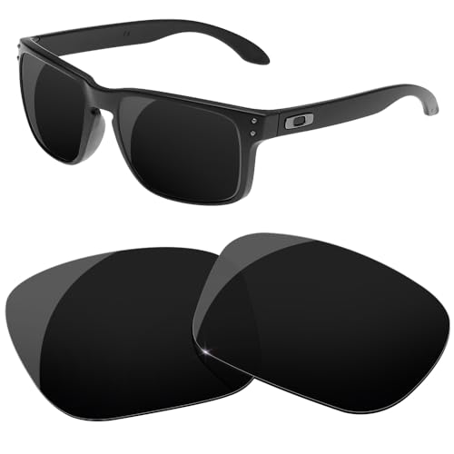 HiCycle2 Polarisierte Ersatzgläser für Oakley Holbrook XL Sonnenbrille, mehrere Optionen, Schwarz, nothing von HiCycle2