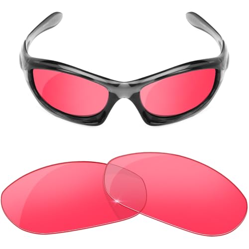 HiCycle2 Polarisierte Ersatzgläser für Oakley Monster Dog Sonnenbrille, rose von HiCycle2