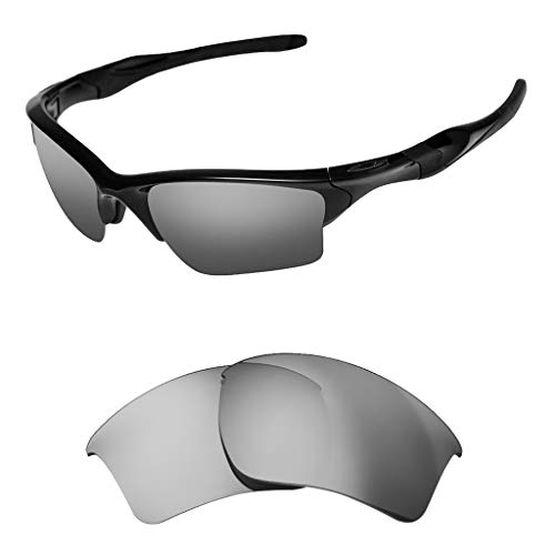 HiCycle2 Sonnenbrillengläser Polarisierte Ersatzgläser für Oakley Half Jacket 2.0 XL OO9154 Sonnenbrille (silver) von HiCycle2