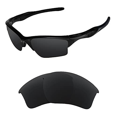 HiCycle2 Sonnenbrillengläser Polarisierte Ersatzgläser für Oakley Half Jacket 2.0 XL OO9154 Sonnenbrille (black) von HiCycle2