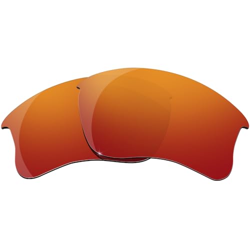 HiCycle2 Spiegelpolarisierte Ersatzgläser für Oakley Flak Jacket XLJ OO9009 Sonnenbrille (Rot) von HiCycle2