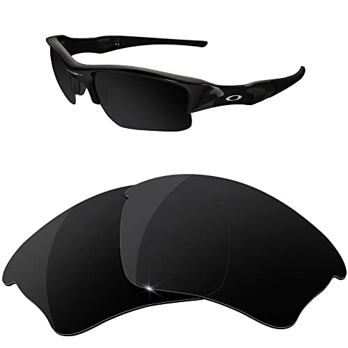 HiCycle2 Spiegelpolarisierte Ersatzgläser für Oakley Half Jacket XLJ Sonnenbrille (Schwarz) von HiCycle2