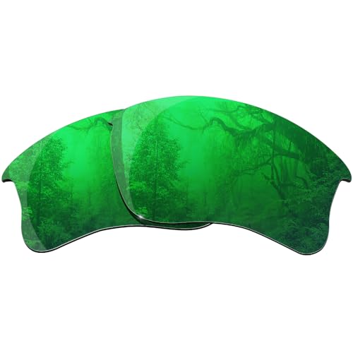 HiCycle2 Spiegelpolarisierte Ersatzgläser für Oakley Flak Jacket XLJ Sonnenbrille (grün) von HiCycle2