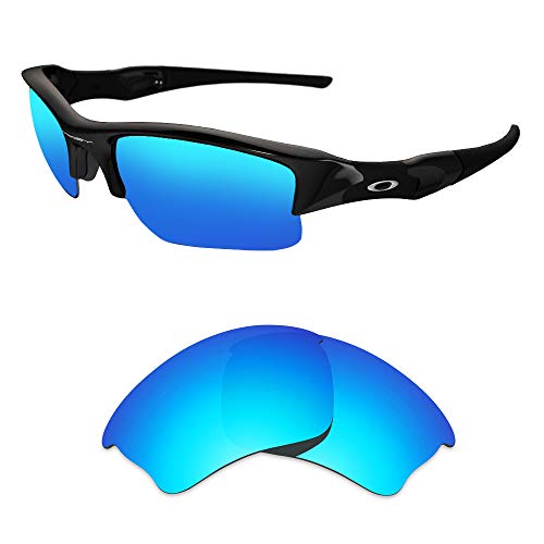 Oak&ban Polarisierte Ersatzgläser für Oakley Half Jacket XLJ Sonnenbrille, mehrere Optionen, Eisblau, polarisiert, Oakley Half jacket XLJ von HiCycle2