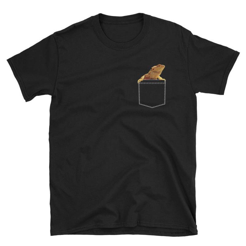 Bartdrache Shirt Pocket Eidechse Reptilien Haustier Unisex T Bartdrache Shirt Pocket Eidechse Reptilien Haustier Unisex T von HiDearPrint