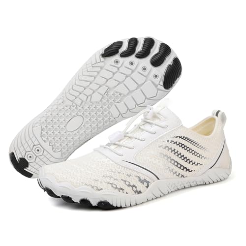 HiGropcore Barfußschuhe Damen Herren rutschfest Sohle Traillaufschuhe Schnell Trocknend Strandschuhe Atmungsaktiv Fitnessschuhe von HiGropcore