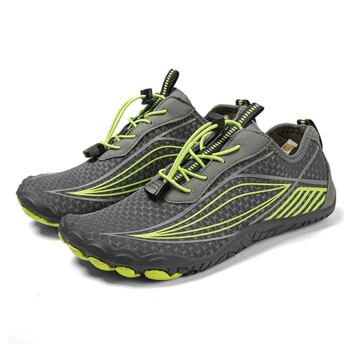 HiGropcore Herren Damen Barfußschuhe Traillaufschuhe Fitnessschuhe mit Weich Dicke Sohle,Outdoor Wassersportschuhe Gr 36-46 von HiGropcore