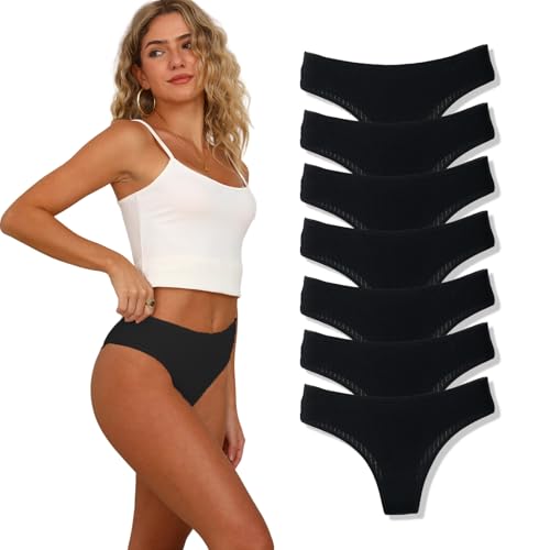 Hialegion Baumwoll Unterwäsche Damen Schlüpfer Frauen Unterhosen Slip Atmungsaktiv 6PCS S von Hialegion